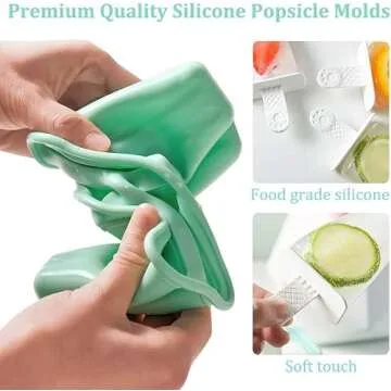 6 Silicone Popsicle Molds for Healthy Ice Treats