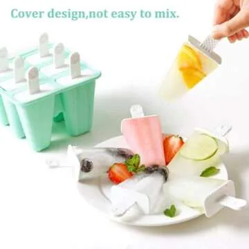 6 Silicone Popsicle Molds for Healthy Ice Treats