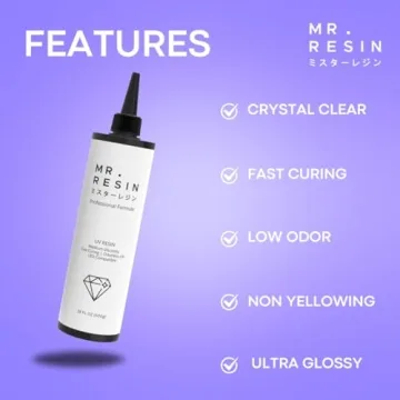 Buy Mr. Resin Crystal Clear UV Epoxy for Crafts