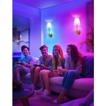 Elegant Rechargeable Wall Sconces - Easy Install & Remote Control