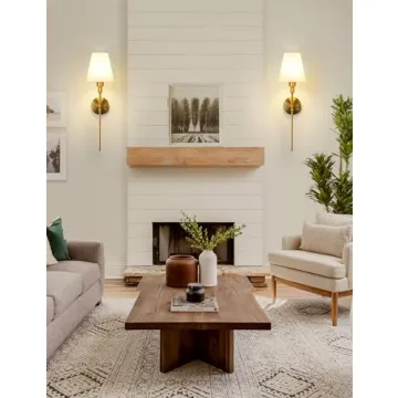 Elegant Rechargeable Wall Sconces - Easy Install & Remote Control