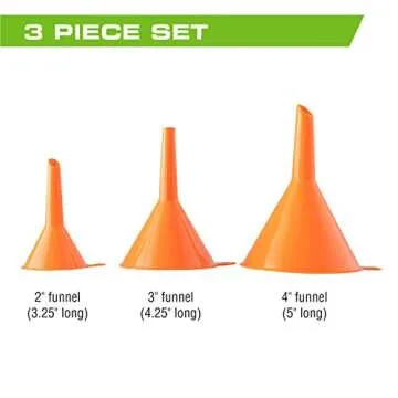 ARCAN Tools 3-Piece Multi-Purpose Funnel Set: 2"-4" (AT3F)