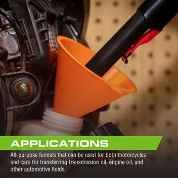 ARCAN Tools Multi-Purpose Funnel Set 2"-4" - Great for All Tasks