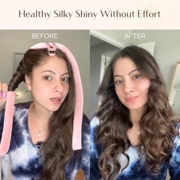 Heatless Velvet Hair Curler for Natural Curls