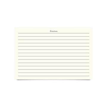 Jot & Mark Recipe Cards 4x6 Inches for Every Kitchen