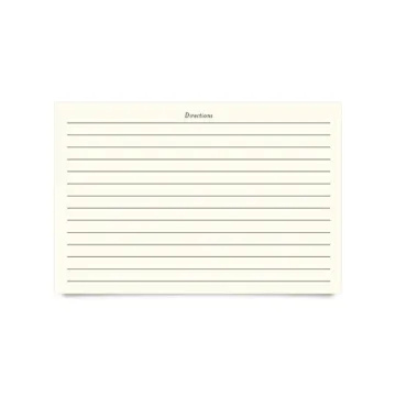 Jot & Mark Recipe Cards 4x6 Inches for Every Kitchen