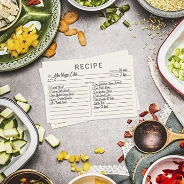 Jot & Mark Recipe Cards 4x6 Inches for Every Kitchen