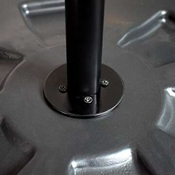 Portable Tetherball Set,Portable Water-Base Tetherball Set with Tetherball, Pole, Rope and Base for Outdoor, Backyard and Family Fun Play