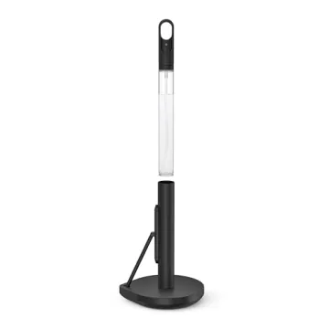 simplehuman Paper Towel Holder with Spray Pump Black Stainless Steel