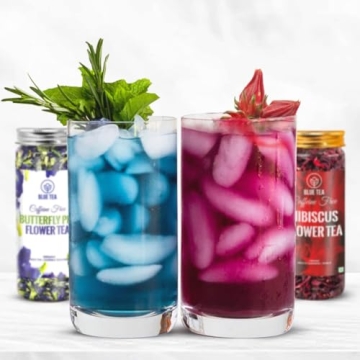 Blue Tea Combo - Butterfly Pea & Hibiscus Tea | Antioxidant Rich | Herbal Tea