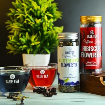 Blue Tea Combo - Butterfly Pea & Hibiscus Tea | Antioxidant Rich | Herbal Tea