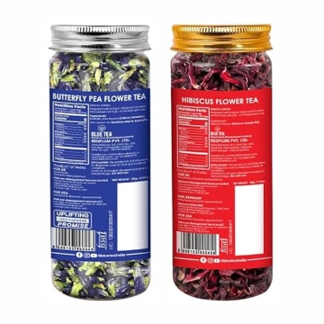 Blue Tea Combo - Butterfly Pea & Hibiscus Tea | Antioxidant Rich | Herbal Tea