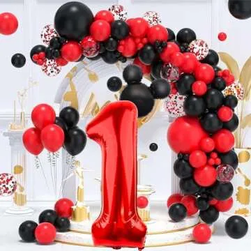 LEBERY 40 Inch Mouse Number Balloon Set for Celebrations