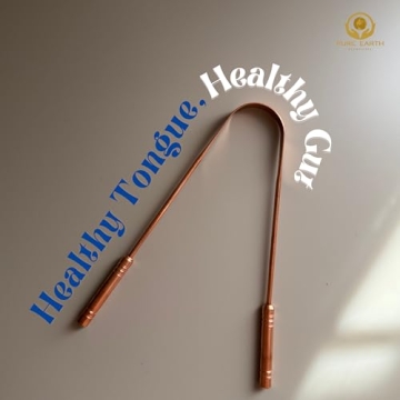 Pure Copper Tongue Scraper - Ayurvedic Oral Care Essentials