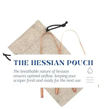 Pure Copper Tongue Scraper - Ayurvedic Oral Care Essentials