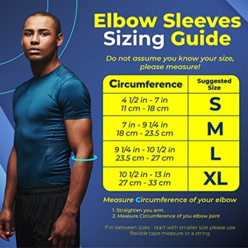 Sparthos Elbow Compression Sleeves for Pain Relief