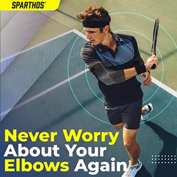 Sparthos Elbow Compression Sleeves for Pain Relief