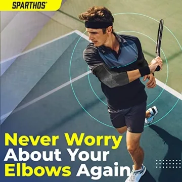 Sparthos Elbow Compression Sleeves for Pain Relief