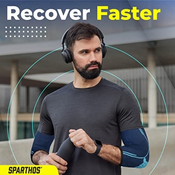Sparthos Elbow Compression Sleeves for Pain Relief