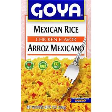 Goya Foods Mexican Rice Mix, Chicken Flavor, 7 Ounce (Pack of 12)