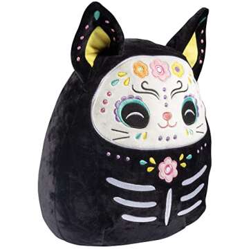 Squishmallows Original 12-Inch Zelina Day of The Dead Cat - Official Jazwares Plush - Collectible So...
