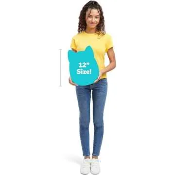 Squishmallows Original 12-Inch Zelina Day of The Dead Cat - Official Jazwares Plush - Collectible Soft & Squishy Kitty Stuffed Animal Toy - Add to Your Squad - Gift for Kids, Girls & Boys