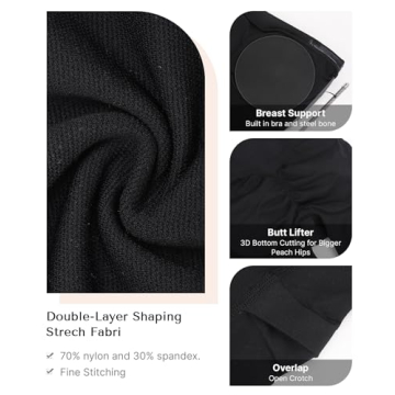 Buy SHAPELLX Shapewear Bodysuit for Seamless Tummy Control