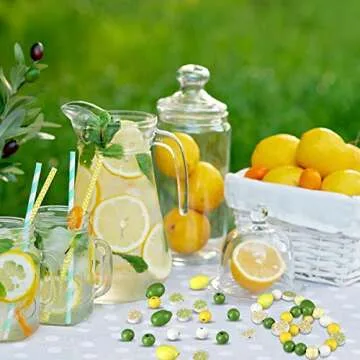 200 Lemon Wooden Beads for Vibrant Jewelry Making