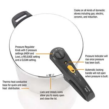 Zavor DUO 10 Qt Pressure Canner Set with Complete Canning Kit