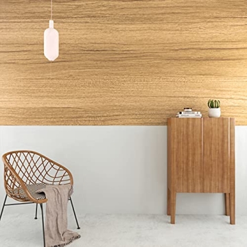 VEELIKE Waterproof Peel Stick Wood Wallpaper 15.7x118