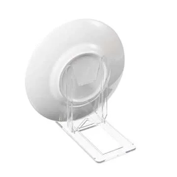 Zonon Acrylic Plate Stands Plastic Display Holders Picture Plate Holders Clear Mini Easels Stands to Display Pictures for Home Office Supplies Festival Party Decoration(10 Pieces)