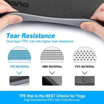 BOBO BANANA Eco-Friendly TPE Yoga Mat for All Ages