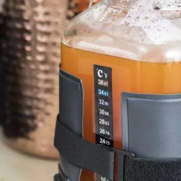 Hemlock Home Brewing Kombucha Heating Wrap - Fermentation Heater Mat Pad with Temperature Control