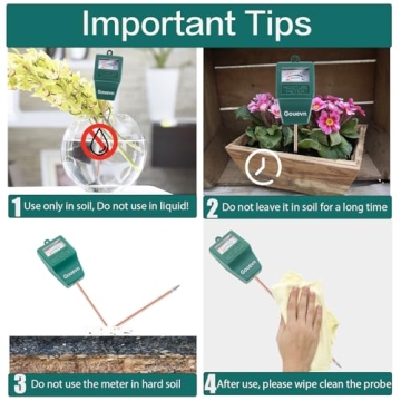 Gouevn Soil Moisture Meter for Healthy Indoor Plants