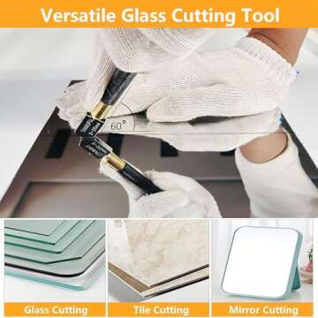 Professional Glass Cutting Tool with Ergonomic Design and Features