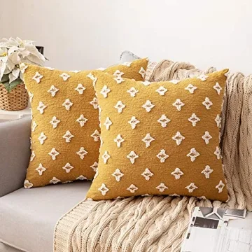 MIULEE Decorative Throw Pillow Covers and Inserts Set