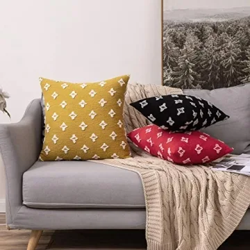 MIULEE Decorative Throw Pillow Covers and Inserts Set