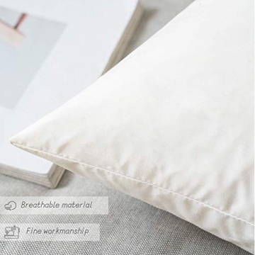 MIULEE Decorative Throw Pillow Covers and Inserts Set