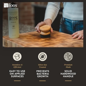 John Boos Oil & Cream Applicator for Perfect Wood Care