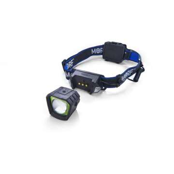 Police Security Flashlights - MORF Removable R230 3 in 1 Headlamp Magnetic Flashlight - Perfect for Mechanics, Emergency Preparedness, Outdoor, Water Proof, Drop Proof