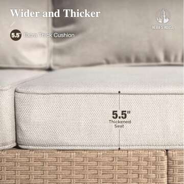 HERA'S HOUSE Stylish 4-Piece Outdoor Furniture Set