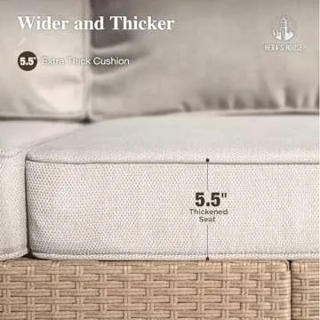 HERA'S HOUSE Stylish 4-Piece Outdoor Furniture Set