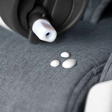 Clek Foonf Convertible Car Seat with Rigid LATCH system, Crumple Zone safety system, Adjustable Headrest, Reclining Design and Anti-Rebound Bar (Cloud)