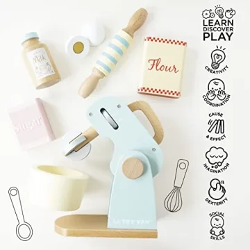 Le Toy Van Wooden Mixer Set for Kids Role Play