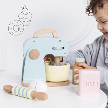 Le Toy Van Wooden Mixer Set for Kids Role Play