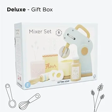 Le Toy Van Wooden Mixer Set for Kids Role Play