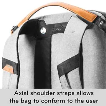 Peak Design Grey Everyday Backpack – Case (Camera Backpack, Universal, Grey, Canvas, Synthetic, 40.6 cm (16-inches), 510 mm)