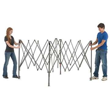 Coleman Instant Canopy Tent with LED Lighting System, 10 x 10 Feet