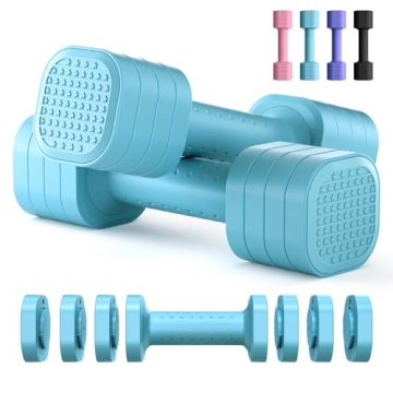 Zempox Women’s Adjustable Dumbbell Set for Home Workouts