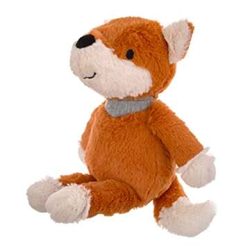 NoJo Carter's Woodland Friends Orange Fox with Gray Bandana Plush Stuffed Animal